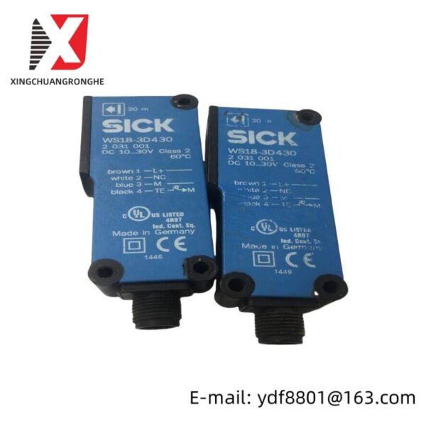 SICK WS18-3D430 Sensor, Industrial Control, 3D Detection, Advanced Technology