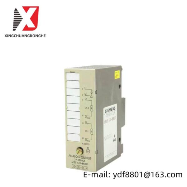 SIEMENS SIMATIC 6ES5470-8MB11 Analog Output Module, Industry Grade Control Solutions