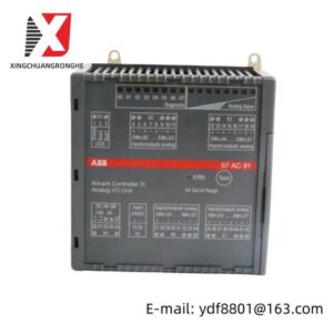 ABB 07AC91 GJR5252300R0101 - Advanced Analog Input/Output Unit for Industrial Automation