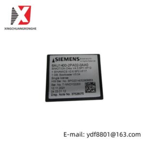 Siemens 6AU1400-2PA02-0AA0 Flash Card for Industrial Control Systems