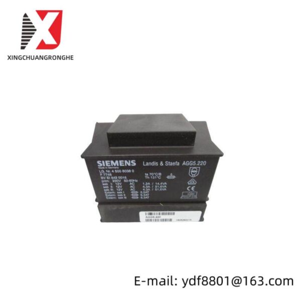 SIEMENS AGG5.220 Mains Transformer, LMV5 System Component