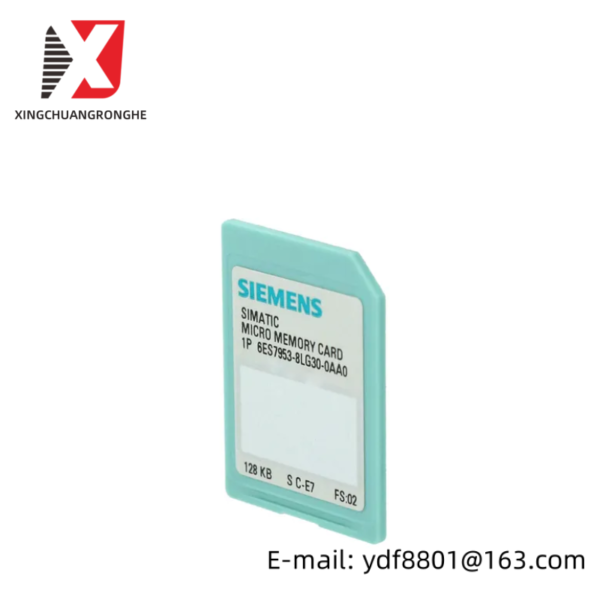 SIEMENS 6ES7953-8LG30-0AA0 S7 Micro Memory Card: Advanced Storage for Industrial Automation