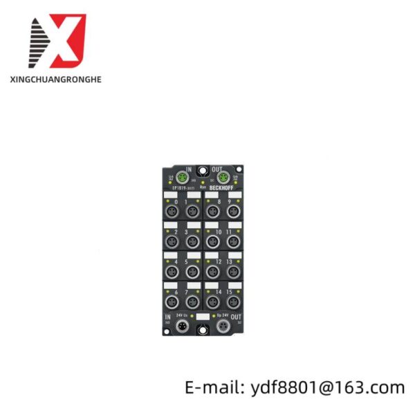 Beckhoff EP1819-0021 EtherCAT Box: 16-Channel Digital Input Module