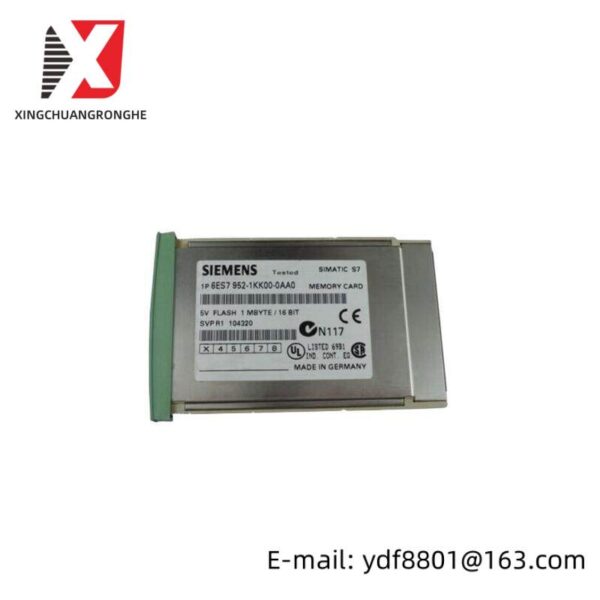 SIEMENS 6ES7952-1KK00-0AA0 Memory Card for Industrial Control Solutions