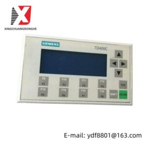 SIEMENS SIMATIC TD400C Operator Panel 6AV6640-0AA00-0AX1, Compact Text Display with Cable & Mounting Accessories